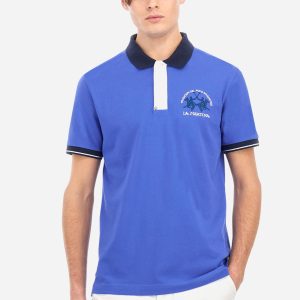 Poloshirt aus Stretch-Piqué-Baumwolle mit schmaler Passform – Trixie