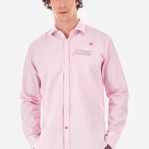 Hemd aus Baumwolle und Leinen Regular Fit - Innocent