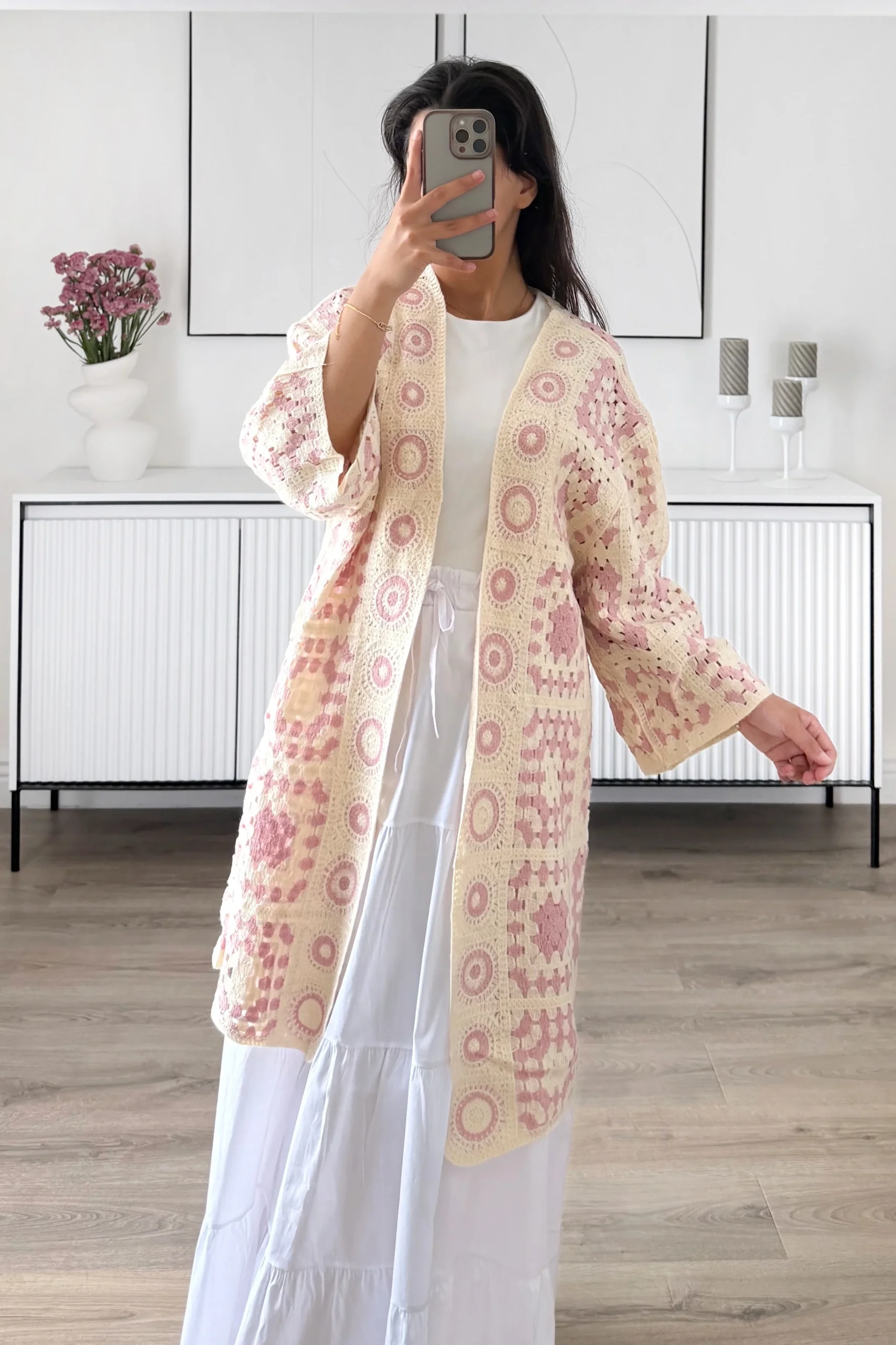 Gilet Crochet Long – Image 3