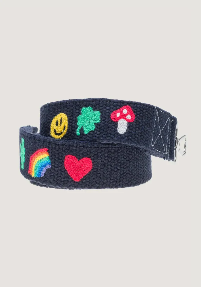 Anse De Sac Brodée Emojis Noir