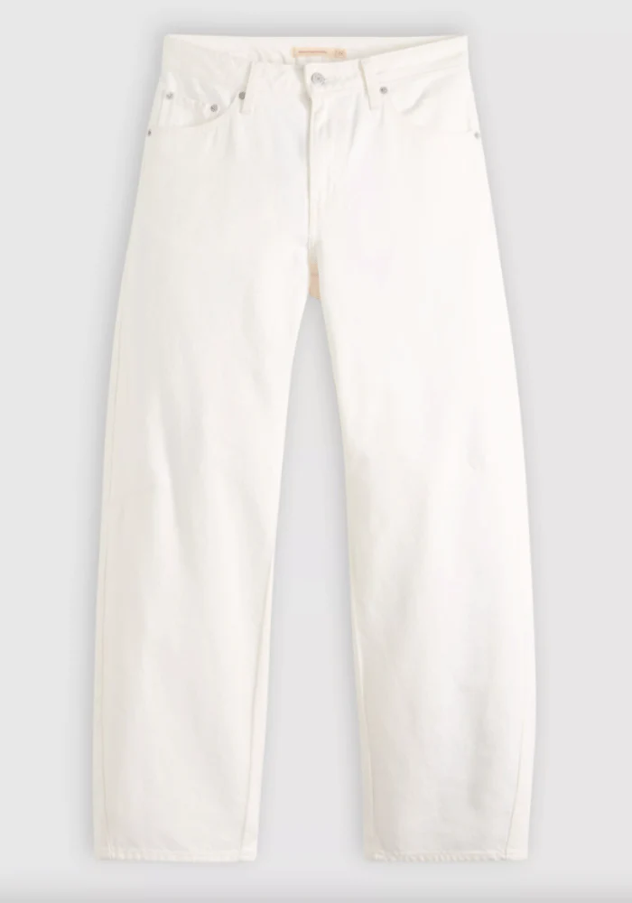 Jean Baggy Dad Barrel Crème