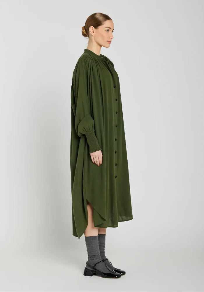 Robe Chemise Cesar Olive