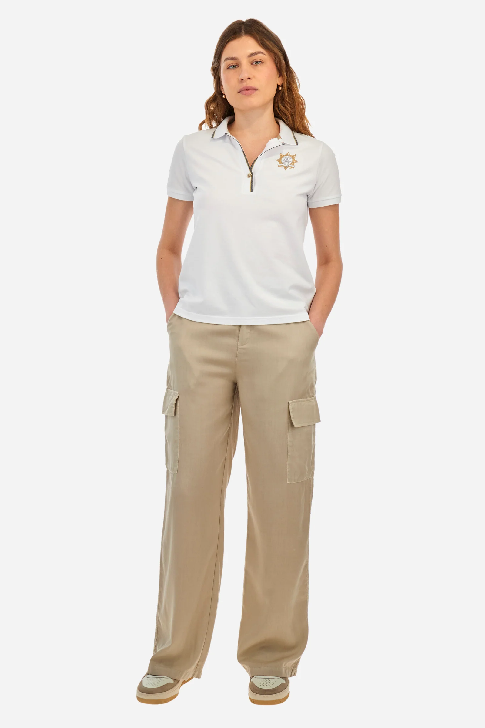 Poloshirt der Linie Guards aus Stretch-Baumwolle Regular Fit – Yawa