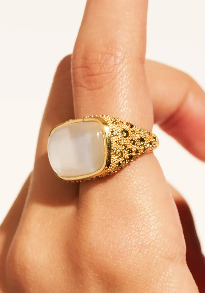 Bague Empreinte Nacre