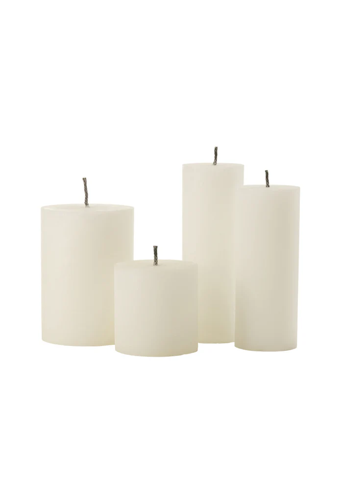 Bougie Pilier L Blanche