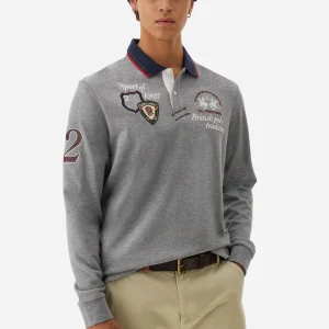 Herren-Poloshirt aus Soft-Touch-Melange-Jersey - Bertram