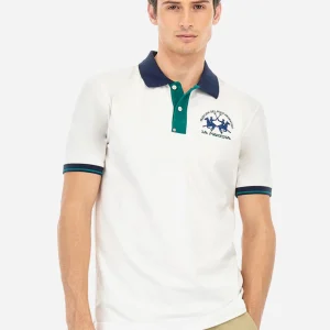 Poloshirt aus Stretch-Piqué-Baumwolle mit schmaler Passform – Trixie