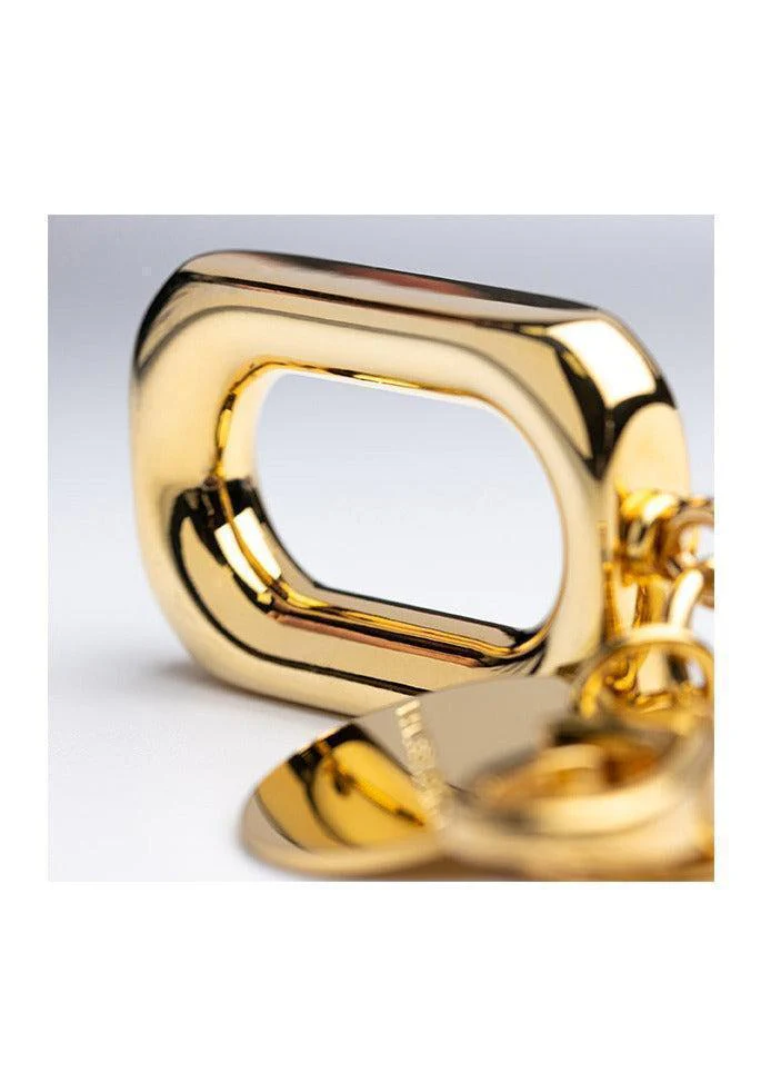 Porte-Clés Squared Key Ring Gold