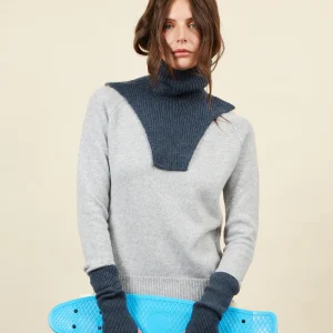 Plastron blue 15