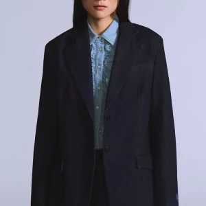 Veste Blazer Relaxed Blazer Blue Lagoon Wash